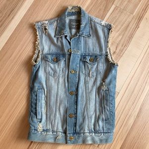 Standard Cloth X-small jeans jacket sleeveless